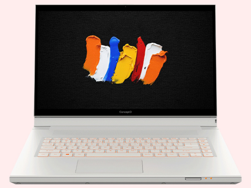 Laptop đồ họa ConceptD 7 Ezel Pro CC715-91P-X8CX NX.C5FSV.001 -Intel Xeon W-10885M, 32GB RAM, 2TB SSD, RTX 5000 16GB, 15.6 inch 4K IPS Touch, Win10 Pro