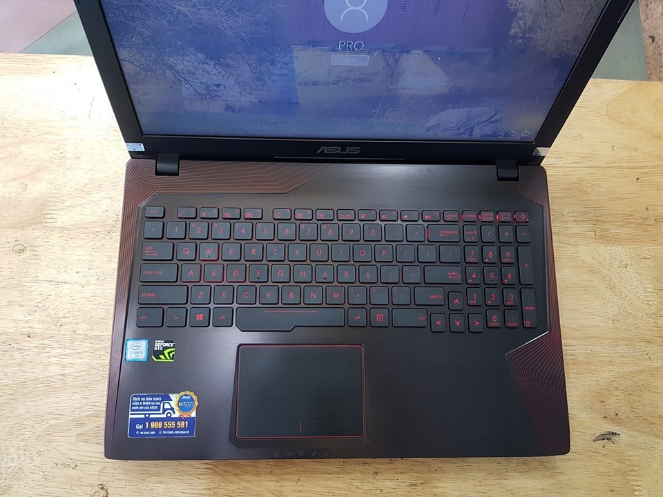 Laptop gaming Asus FX553VD-DM304 - Intel Core i5-7300HQ, RAM 8GB, HDD 1TB, Intel NVIDIA GeForce GTX 1050, 15.6 inch