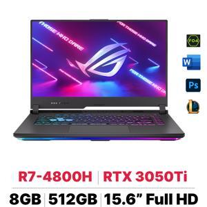 Laptop Gaming Asus ROG Strix G15 G513IE-HN246W - Ryzen 7 4800H, RTX 3050 Ti 4GB, Ram 8GB DDR4, SSD 512GB, 15.6 Inch IPS 144Hz FHD