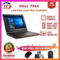 Laptop gaming dell 7566 core i5,i7 cạc gtx 960m- 4g, laptop cũ chơi game cơ bản đồ họa , văn phòng sinh viên giá rẻ