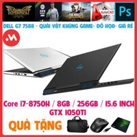 Laptop gaming dell G7 7588 core i7 8750h,vga gtx 1060 6g, laptop cũ chơi game cơ bản