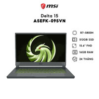 Laptop (Gaming) MSI Delta 15 A5EFK-095VN, R7-5800H, 512GB, 64GB, RX6700M 10GB, 15.6" FHD - Ship hỏa tốc