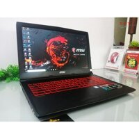 Laptop Gaming MSI GL62 7RDX Core i5 - 7300HQ/ 8GB/ 128GB SSD + 1TB HDD/ GTX 1050