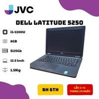 Laptop giá rẻ DELL LATITUDE E5250 I5-5300U / RAM 4GB / SSD 128GB / MÀN 12.5 LED pin 90%