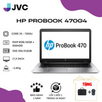 Laptop Giá Rẻ HP Probook 470 G4 Core i5 7200U/ RAM 8GB/ SSD 128GB + HDD 500GB/ VGA 930MX/ FHD