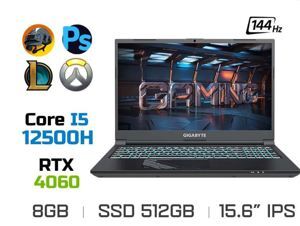 Laptop Gigabyte G5 KF-E3VN333SH - Intel Core i5 12500H, 8GB RAM, SSD 512GB, Nvidia GeForce RTX 4060 8GB GDDR6, 15.6 inch
