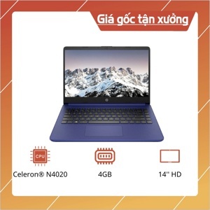 Laptop HP 14-DQ0005dx - Intel Celeron N4020, 4GB RAM, SSD 128GB, Intel UHD Graphics, 14 inch