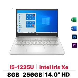 Laptop HP 14s-dq5053TU 6R9M6PA - Intel core i5-1235U, 8GB RAM, SSD 512GB, Intel Iris Xe Graphics, 14 inch