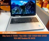 Laptop HP 15-ay169tx Core i7 Cấu Hình Cao