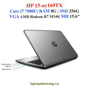 Laptop HP 15 AY169TX (Z6X61PA) - Intel Kaby Lake Core i7 7500U, RAM 8GB, 1TB, Radeon R7 M340 2GB 9126F