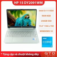 Laptop HP 15-DY2091WM Core i3-1115G4/ 8GB/ 256GB SSD/ 15.6"HD (1366x768)/ Windows 10