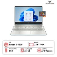 Laptop HP 15 EF2126WM (4J771UA)(R5 5500U/8GB/256GB SSD/15.6 FHD/Win/Xanh)-Likenew