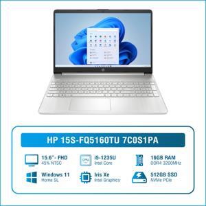 Laptop HP 15s-fq5160TU 7C0S1PA - Intel Core i5-1235U, 16GB RAM, SSD 512GB, Intel Iris Xe Graphics, 15.6 inch