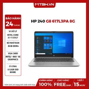 Laptop HP 240 G8 617L3PA - Intel Core i5-1135G7, 4GB RAM, SSD 512GB, Intel Iris Xe Graphics, 14 inch