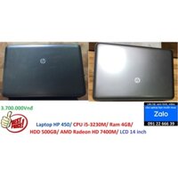 Laptop HP 450/ CPU i5-3230M/ Ram 4GB/ HDD 500GB/ AMD Radeon HD 7400M/ LCD 14 inch