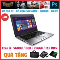 Laptop HP 820G2 - i7-5600U, laptop cũ chơi game cơ bản đồ họa - Hàng nhập khẩu USA