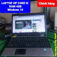 Laptop HP core i5 ram 4Gb windows 10 xịn (used)