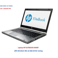 Laptop HP ELITEBOOK 8460P  i5 2520M/4GB/500GB/HD GRAPHIC 3000/14 inch