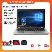 Laptop HP Elitebook Folio 9470M i5 | 4G | HDD 320Gb | 14" | WIN 10 - Hàng nhập khẩu