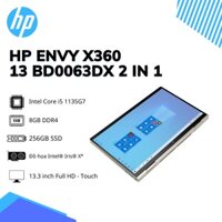 Laptop HP Envy X360 13 BD0063DX 2-in-1 i5 1135G7 , 8GB , 256GB SSD , 13.3" Full HD Cảm ứng (Gold) - Mới 100%