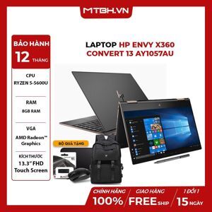 Laptop HP ENVY x360 Convert 13-ay1057AU 601Q9PA - AMD Ryzen 5 5600U, 8GB RAM, SSD 256GB, AMD Radeon Integrated Graphics, 13.3 inch