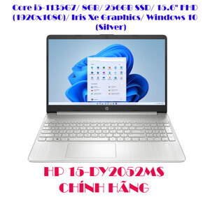 Laptop HP Notebook 15-DY2052MS - Intel Core i5-1135G7, RAM 8GB, SSD 256GB, Intel Iris Xe Graphics, 15.6 inch