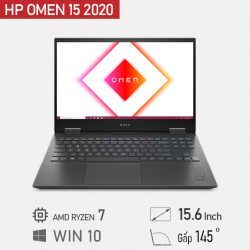 Laptop HP Omen 15-en0013dx - AMD Ryzen 7-4800H, 8GB RAM, SSD 512GB, Nvidia Gefoce GTX 1660Ti  6GB, 15.6 inch