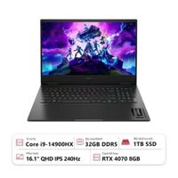 Laptop HP OMEN 16-wf1137TX A2NR9PA (Core i9-14900HX/ 32GB/ 1TB/ RTX 4070 8GB/ 16.1" QHD/ Win 11/ Đen)