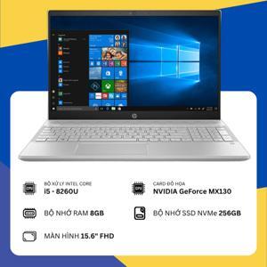 Laptop HP Pavilion 15-cs1045TX 5JL29PA - Intel core i5-8265U, 4GB RAM, HDD 1TB, Nvidia GeForce MX130 2GB GDDR5, 15.6 inch