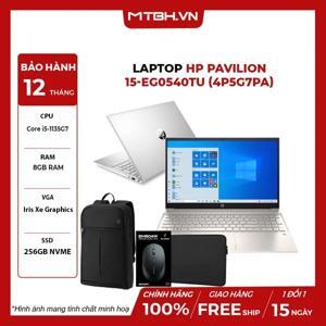 Laptop HP Pavilion 15-eg0540TU 4P5G7PA - Intel Core i5-1135G7, 8GB RAM, SSD 256GB, Intel Iris Xe Graphics, 15.6 inch