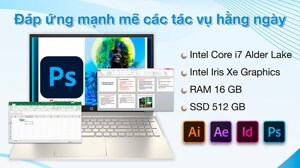 Laptop HP Pavilion 15-eg2066TU 6K7E2PA - Intel Core i7-1260P, 16GB RAM, SSD 512GB, Intel Iris Xe Graphics, 15.6 inch