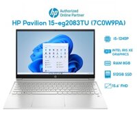 Laptop HP Pavilion 15-eg2083TU 7C0W9PA i5-1240P  8GB  512GB  Intel Iris Xe Graphics  15.6 FHD  Win 11 Hàng chính hãng