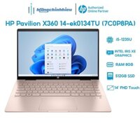 Laptop HP Pavilion X360 14-ek0130TU 7C0P5PA i3-1215U  8GB  256GB  14 Touch Hàng chính hãng