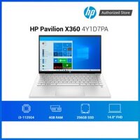 Laptop HP Pavilion X360 14-dy0172TU 4Y1D7PA i3-1125G4  4GB  256GB  Intel UHD Graphics  14inch FHD  Cảm ứng  Win 10 - Hàng chính hãng