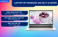 Laptop HP ProBook 440 G8 614F9PA i7-1165G78GB512GB SSDWin11 -  Hàng Chính Hãng