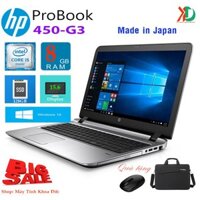 Laptop HP Probook 450 G3 Core i5-6200U, 8gb Ram, SSD 128gb, 15.6inch HD tặng túi, chuột không dây