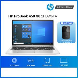 Laptop HP Probook 450 G8 2H0W6PA - Intel core i7-1165G7, 8GB RAM, SSD 512GB, Nvidia GeForce MX450 2GB GDDR5, 15.6 inch