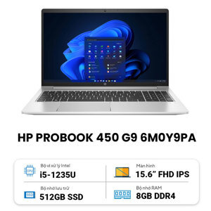 Laptop HP Probook 450 G9 6M0Y9PA - Intel core i5-1235U, 8GB RAM