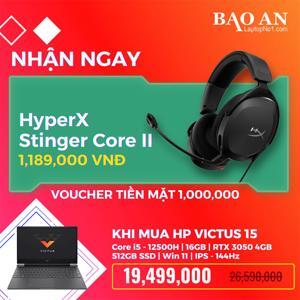 Laptop HP Victus 15 fa0115TX 7C0X1PA - Intel Core i5-12500H, 8GB RAM, SSD 512GB, Nvidia GeForce RTX 3050 4GB GDDR6, 15.6 inch