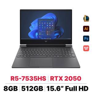 Laptop HP Victus 15-fb1013dx - AMD Ryzen 5 7535HS, 8GB RAM, SSD 512GB, Nvidia RTX 2050 4GB GDDR6, 15.6 inch