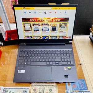 Laptop HP Victus 16-e1107AX 7C140PA - AMD Ryzen R5-6600H, 8GB RAM, SSD 512GB, Nvidia GeForce RTX 3050 4GB GDDR6, 16.1 inch