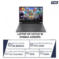 Laptop HP Victus 16-s1148AX AZ0D3PA Ryzen 5 8645HS/ 16GB/ 512GB SSD/ RTX 4050/ 16.1 Inch/ Win 11/ Đen