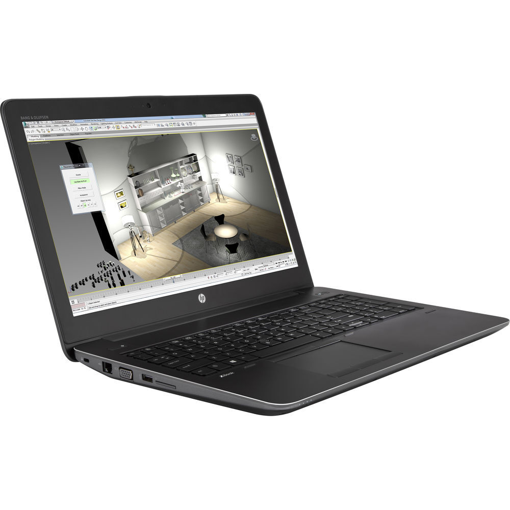 Laptop HP Zbook 15 G4 Y4E77AV - Intel core i7, 16GB RAM, SSD 256GB, Nvidia Quadro M2200 4GB Graphics with GDDR5, 15.6 inch