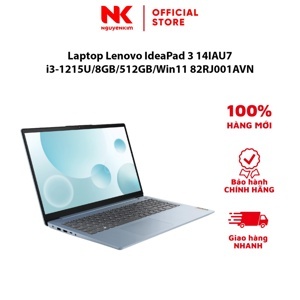 Những điểm nổi bật của Laptop Lenovo IdeaPad 3 14IAU7 82RJ001CVN
