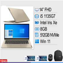 Laptop Lenovo IdeaPad 3 14ITL6 82H700VLVN - Intel core i5-1135G7, 8GB RAM,  SSD 512GB, Intel Iris Xe Graphics, 14 inch nơi bán giá rẻ nhất