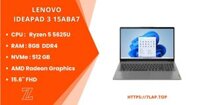 Laptop Lenovo IdeaPad 3 15ABA7 (82RN0070VN) ( Xám / AMD Ryzen 5 5625U / RAM 8GB / SSD 512GB  / AMD Radeon Graphics / 15.6” FHD)