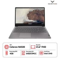 Laptop Lenovo IdeaPad 3 Chromebook 15IJL6 (Celeron N4500, 4GB RAM, 64GB eMMC, 15.6" FHD, Chrome OS, Arctic Grey)