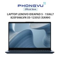 Laptop Lenovo Ideapad 5 - 15IAL7 -82SF006LVN (i5-1235U) (Xanh) - Bảo hành 36 tháng
