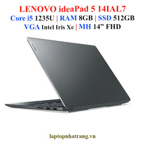 Laptop Lenovo IdeaPad 5 14IAL7 82SD0060VN - Intel Core i5-1235U, 8GB RAM, SSD 512GB, Intel Iris Xe Graphics, 14 inch