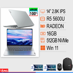 Laptop Lenovo IdeaPad 5 Pro 14ACH6 82L700L5VN - AMD Ryzen 5 5600H, 16GB RAM, SSD 512GB, Intel Iris Xe Graphics, 14 inch